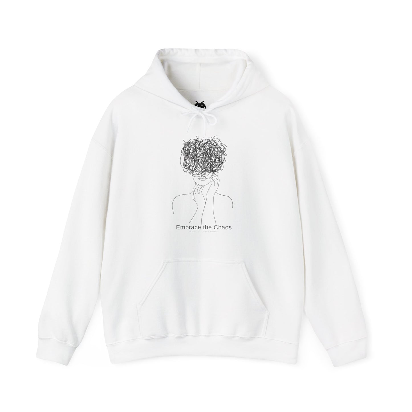 Embrace the Chaos Hoodie - Find Beauty in Disorder
