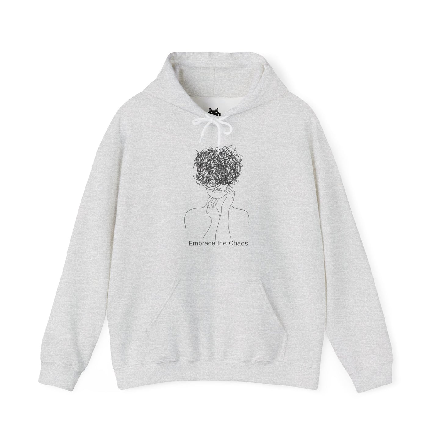 Embrace the Chaos Hoodie - Find Beauty in Disorder