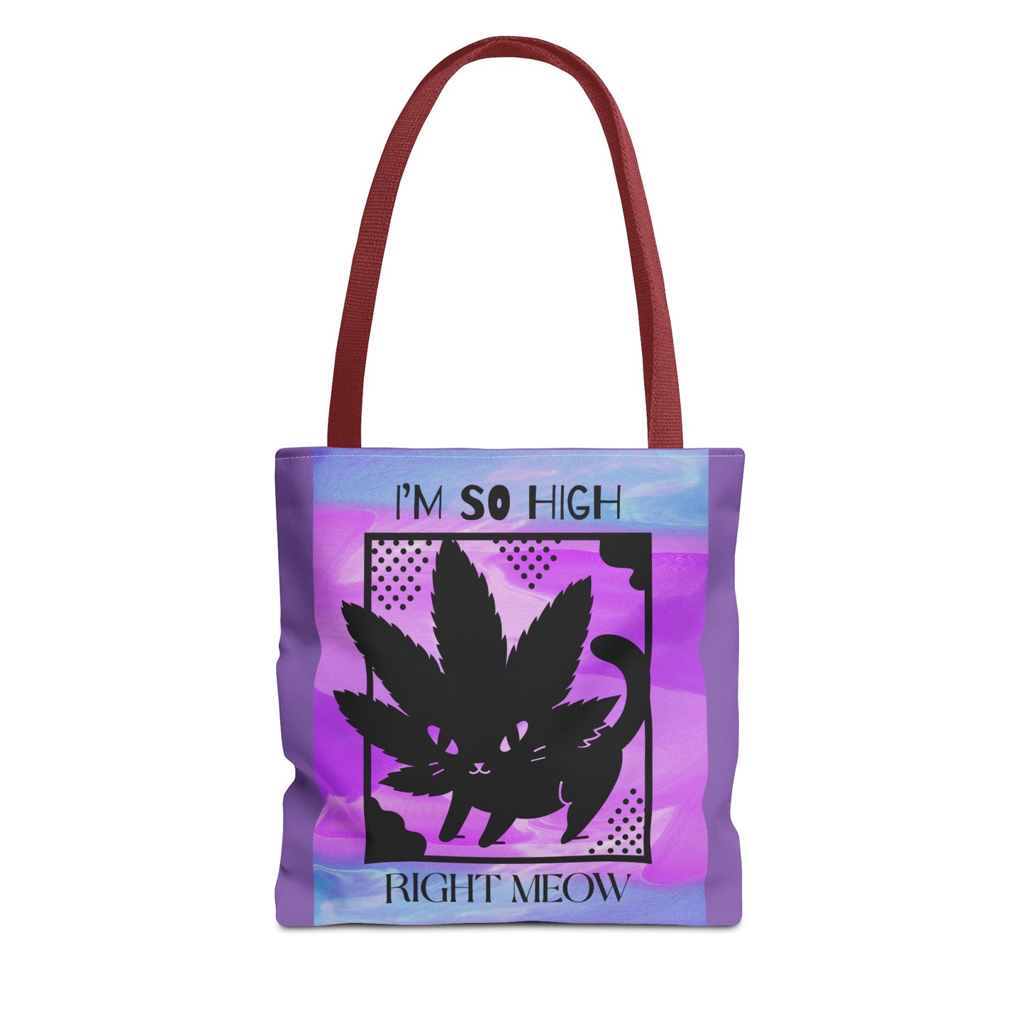 I'm So High Right Meow Tote Bag- Pawsitively Elevated
