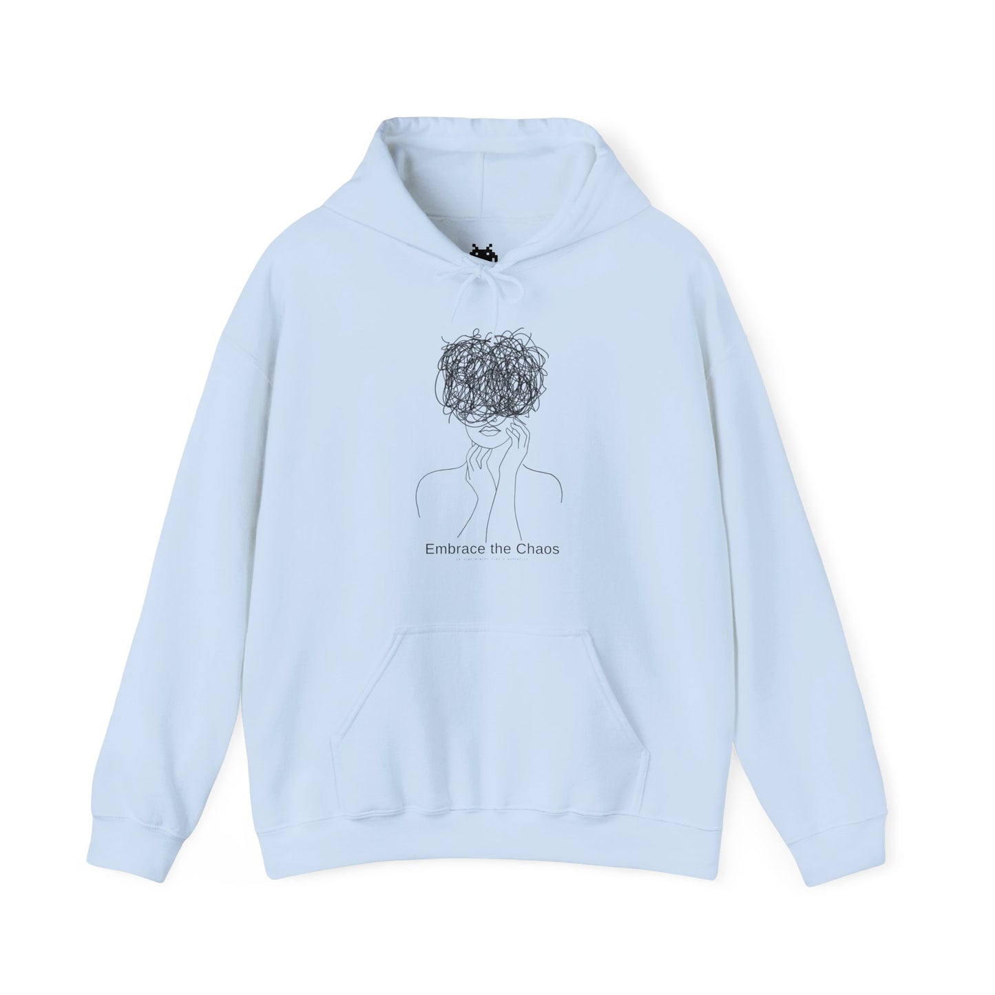 Embrace the Chaos Hoodie - Find Beauty in Disorder
