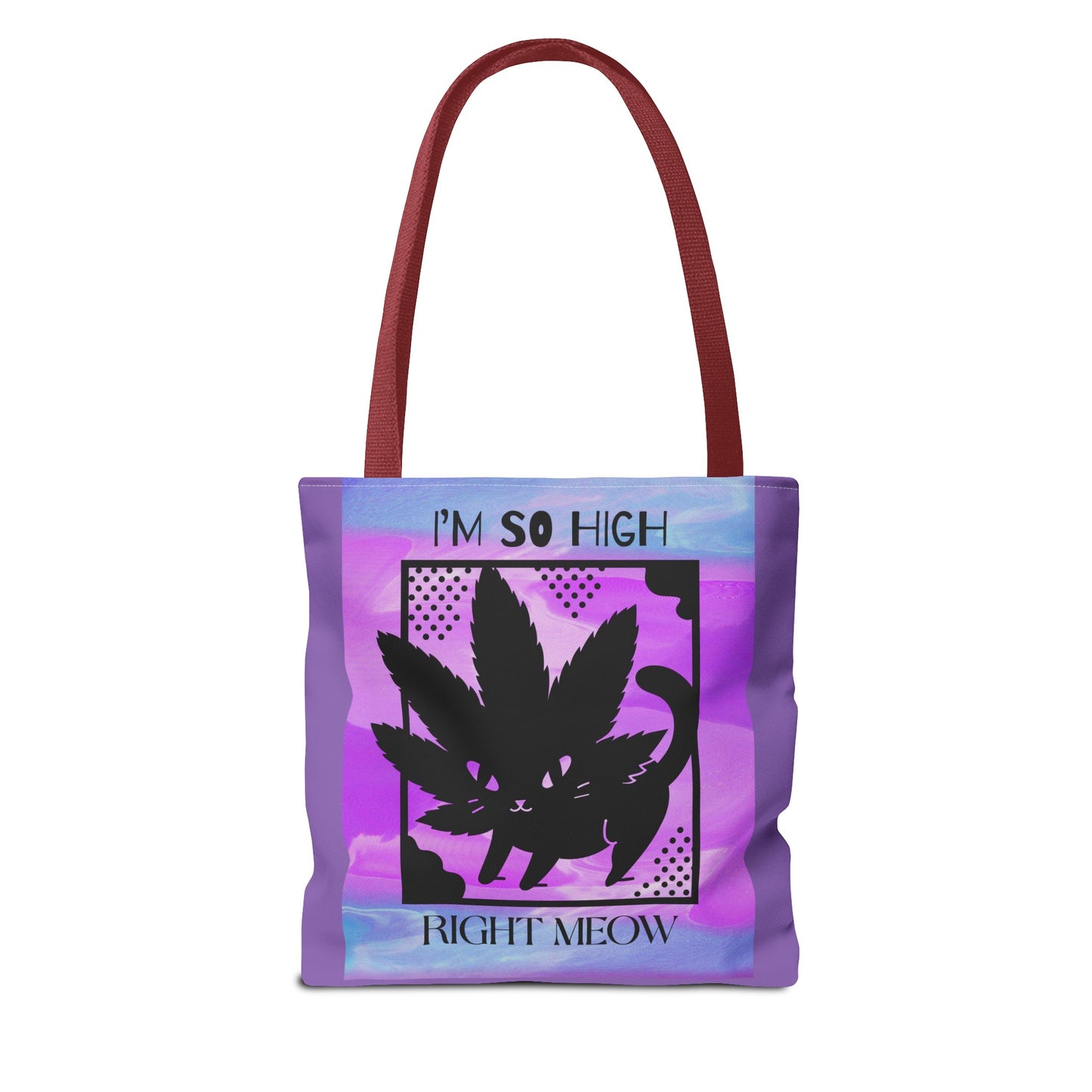 I'm So High Right Meow Tote Bag- Pawsitively Elevated