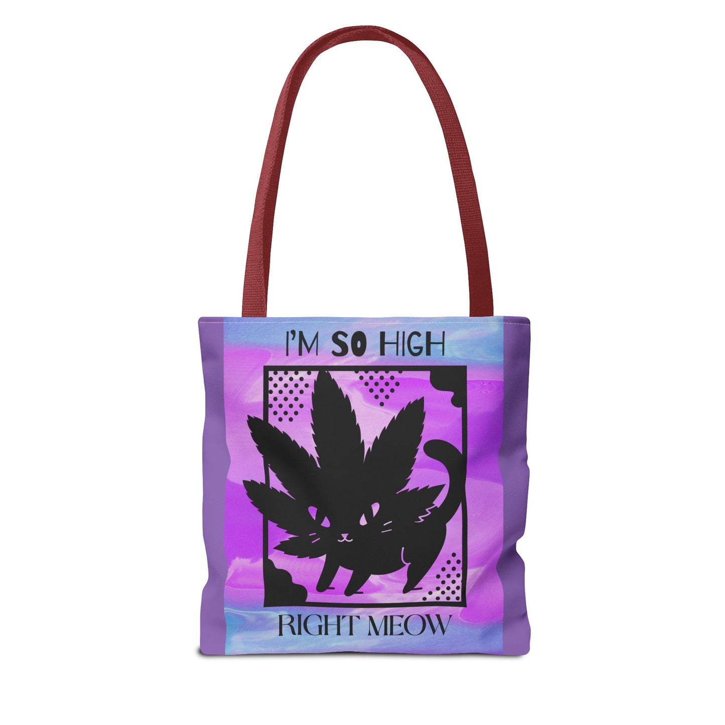 I'm So High Right Meow Tote Bag- Pawsitively Elevated