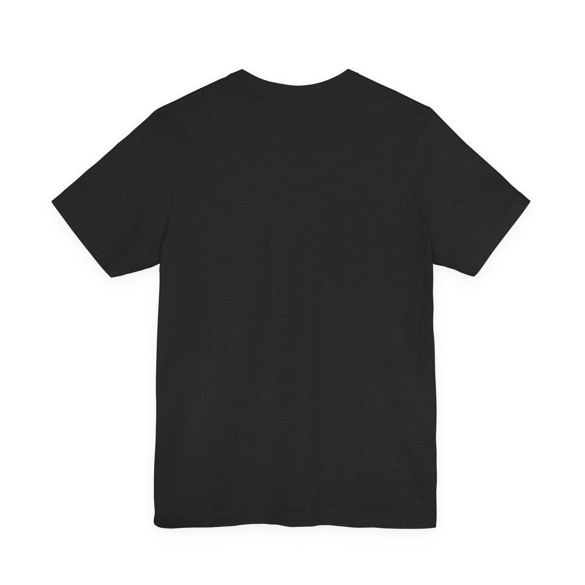 The Signal Tee Ink by Pixel Threads. Unisex cotton tee laid flat, back view, no print., alternate view