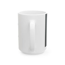 The Test Pattern Mug by Pixel Threads. Ceramic mug, plain side of the printed wrap., view 6