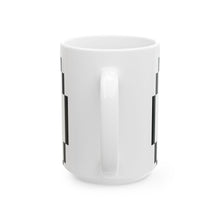 The North Mug by Pixel Threads. Ceramic mug, plain side of the printed wrap., view 6